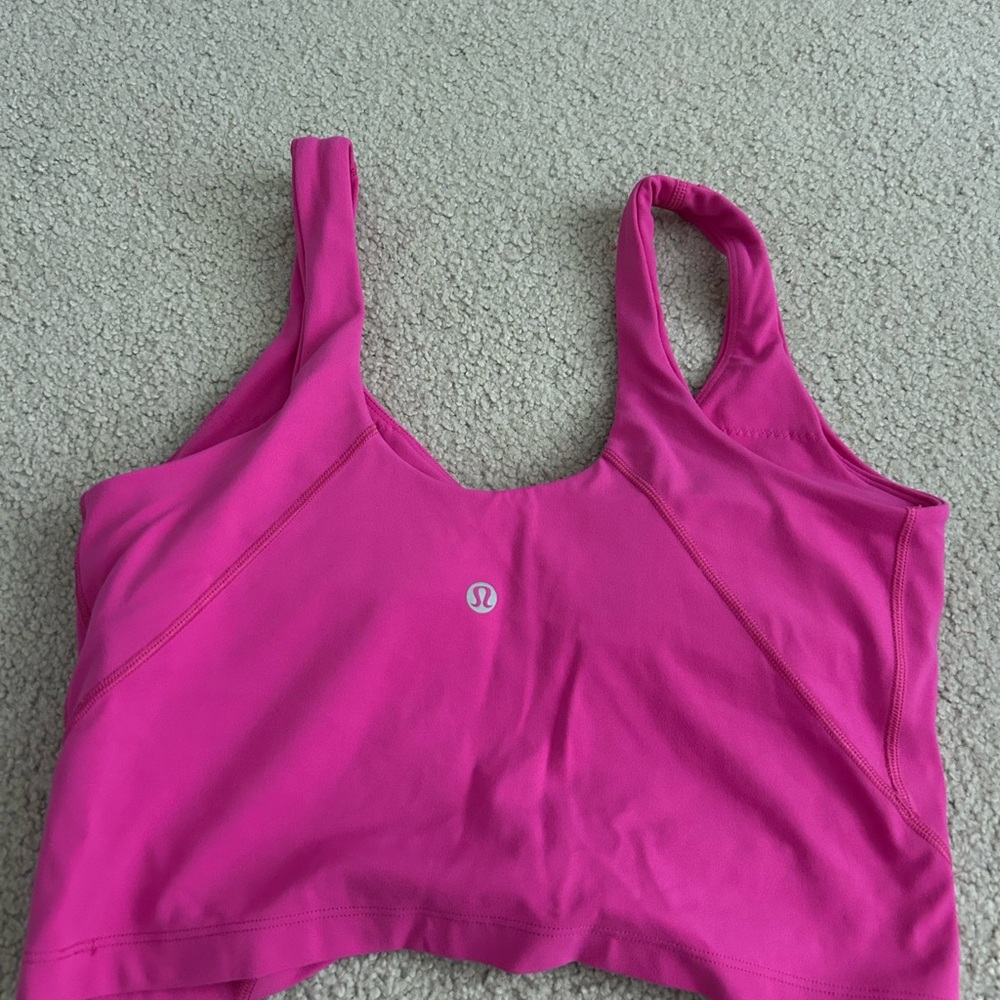 Pink align tank size 8